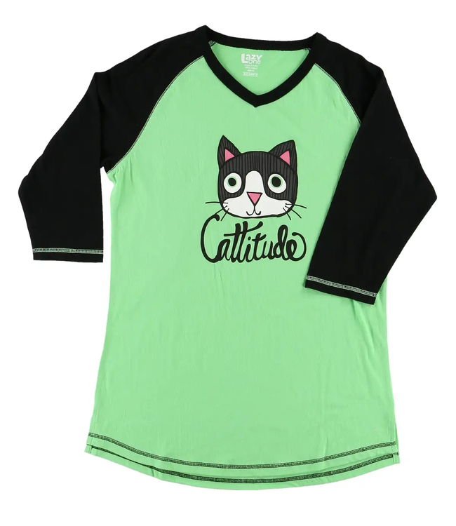 Lazy Ones Cattitude PJ Tall Tee