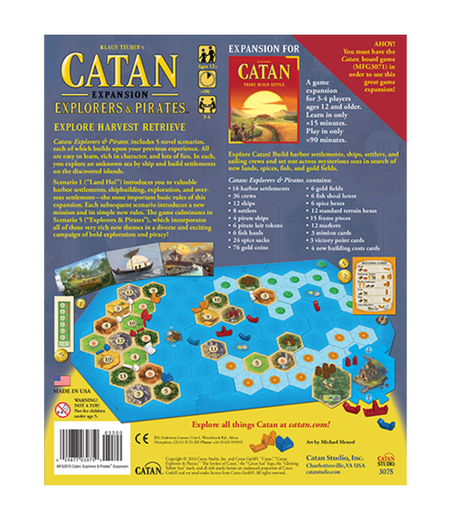 Asmodee Catan: Explorers and Pirates Expansion