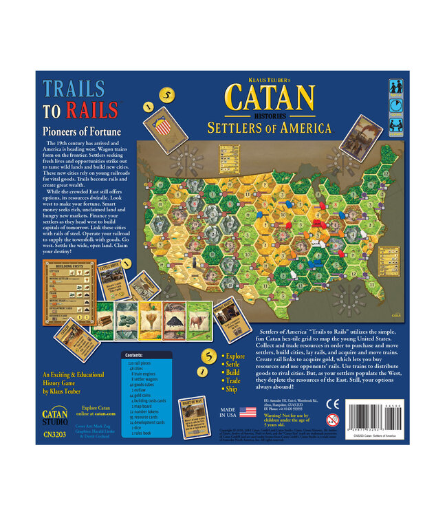Asmodee Catan Histories Settlers Of America