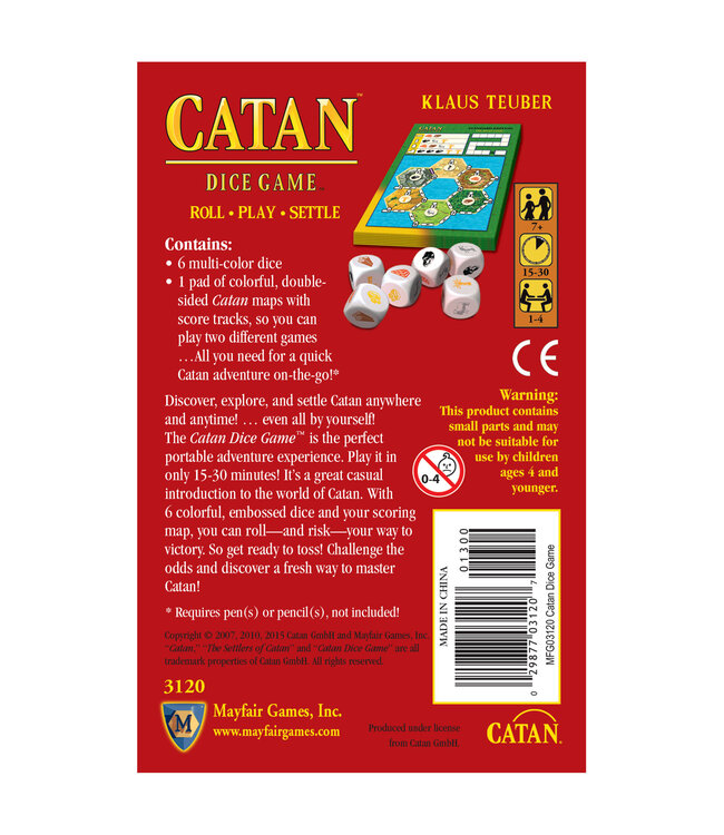 Asmodee Catan Dice Game