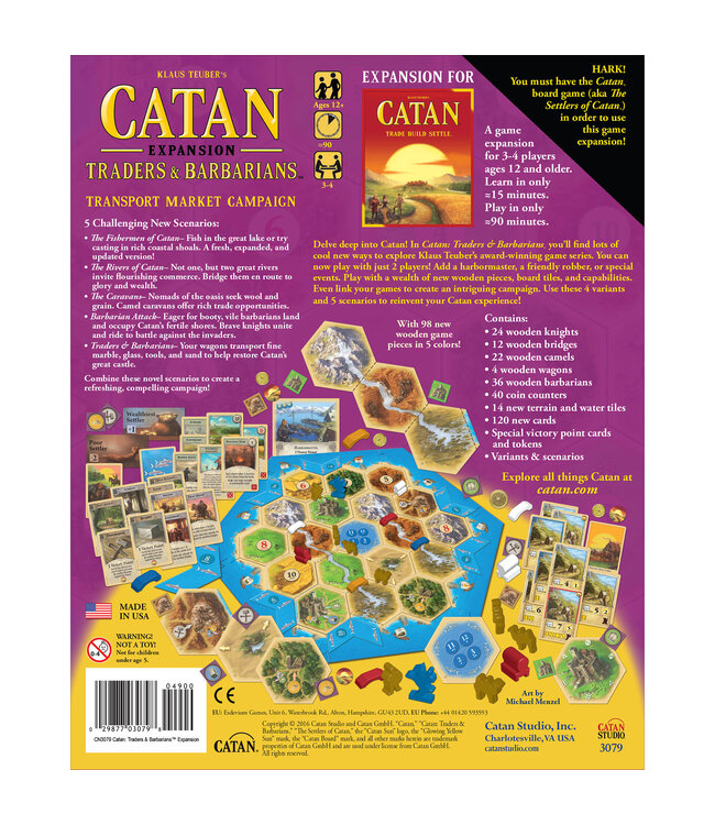 Asmodee Catan Exp Traders & Barbarians