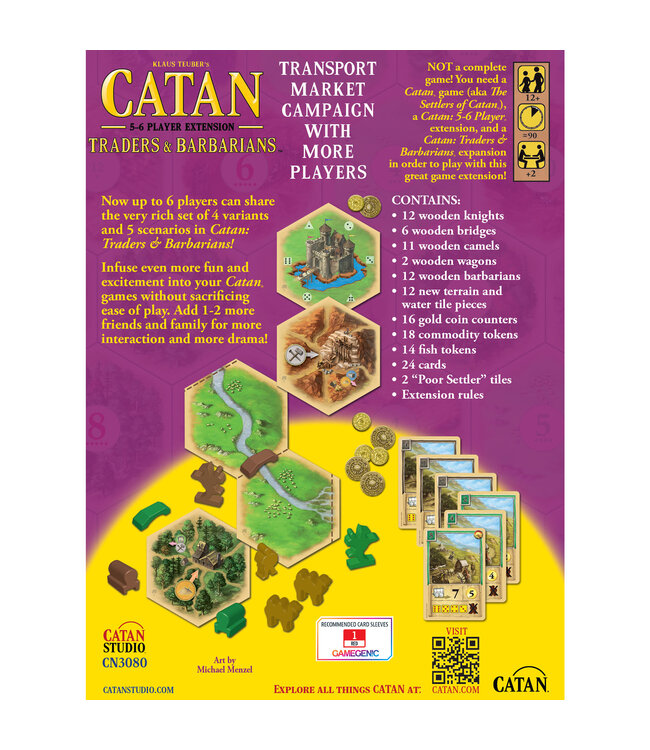 Asmodee Catan  Extension Traders & Barbarians 5-6