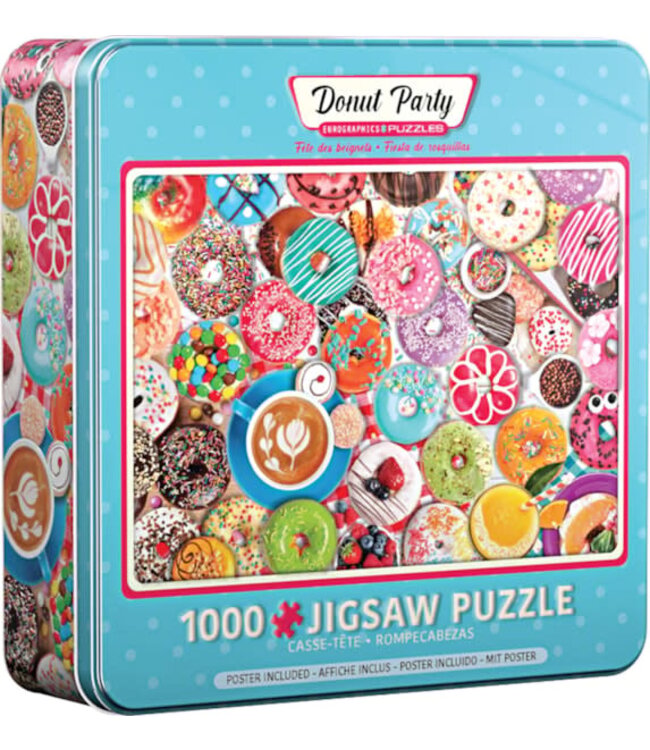 Eurographics Inc. Donut Party Tin 1000pc