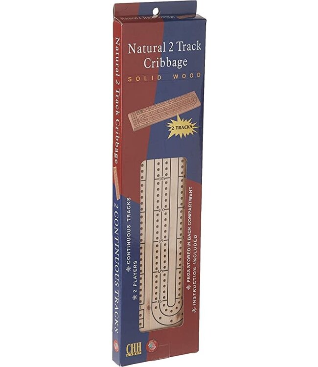 CHH Products NATURAL 3 TRACK CRIBBAGE Solid Wood