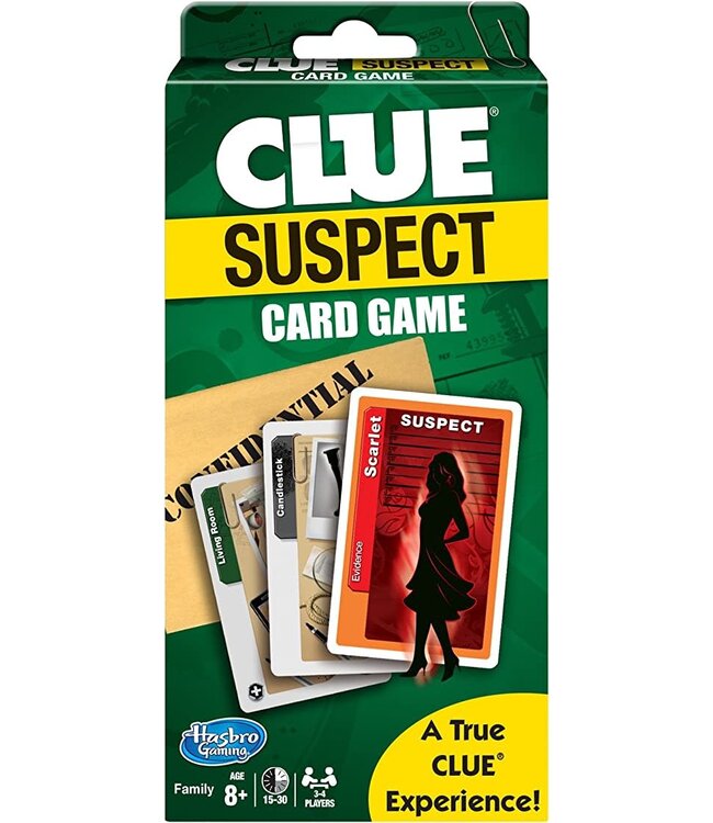 Winning Moves Clue Suspect Card Game