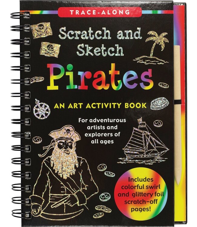 Peter Pauper Press Scratch  & Sketch Pirates