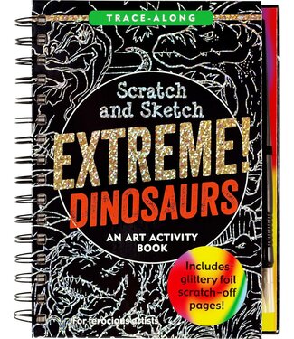 Peter Pauper Press Scratch Sketch Extreme Dinosaurs