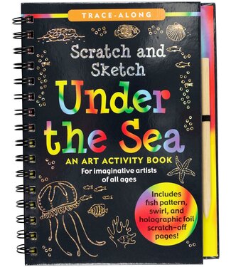 Peter Pauper Press Scartch  & Sketch Under The Sea
