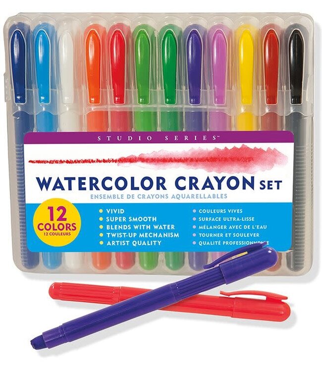 Peter Pauper Press Studio Series Watercolor Crayon Set