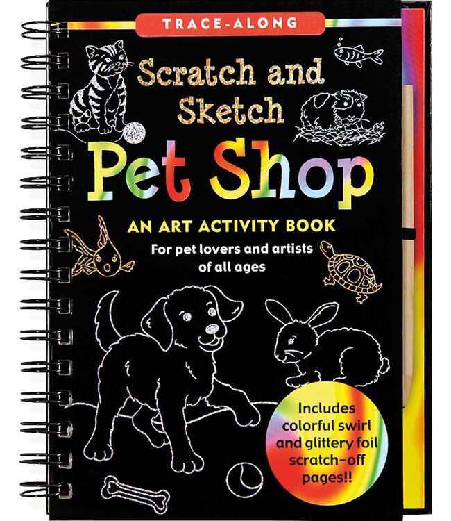 Peter Pauper Press Scratch & Sketch Pet Shop