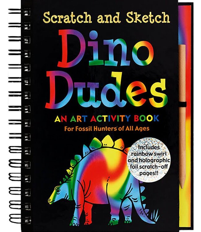 Peter Pauper Press Scratch & Sketch Dino Dudes