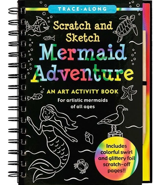 Peter Pauper Press Scratch & Sketch Mermaid Adventure
