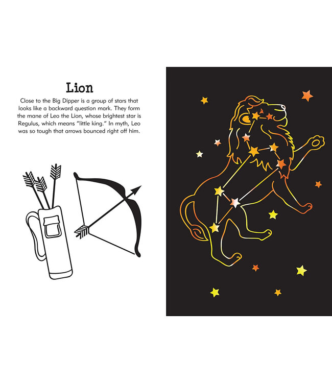 Peter Pauper Press Scratch & Sketch Constellations