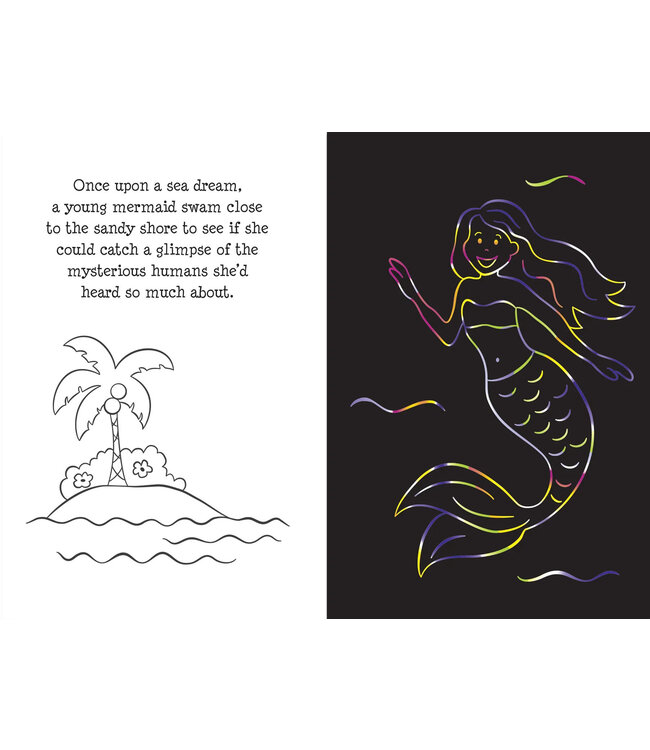 Peter Pauper Press Scratch & Sketch Mermaid Adventure