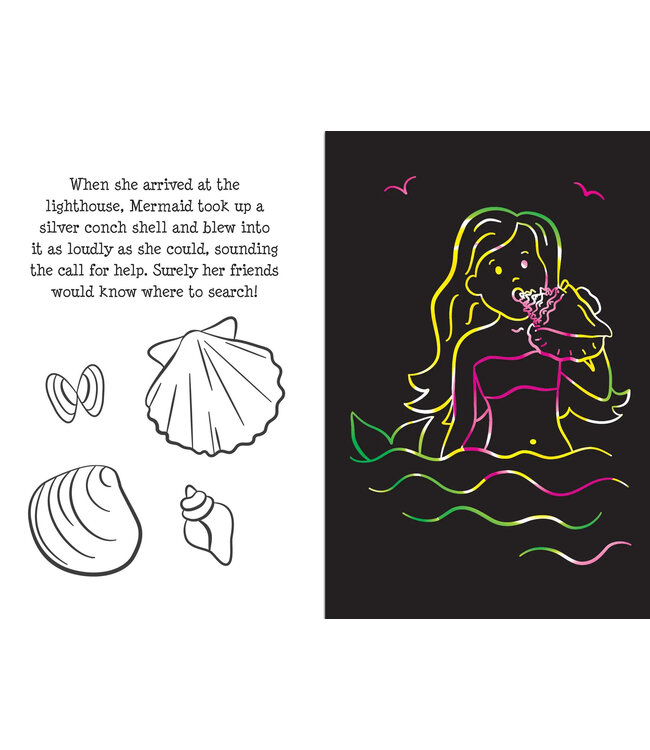 Peter Pauper Press Scratch & Sketch Mermaid Adventure