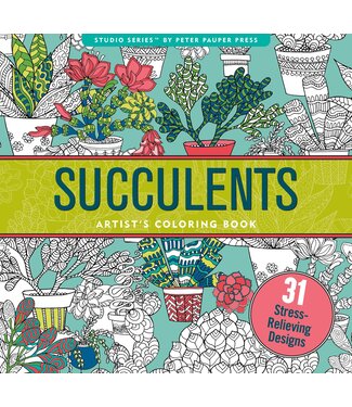 Peter Pauper Press Color Book Succulents