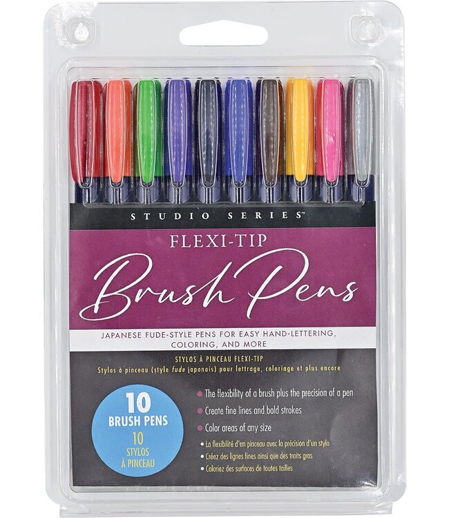 Peter Pauper Press Studio Series Flexi-Tip Brush Pens
