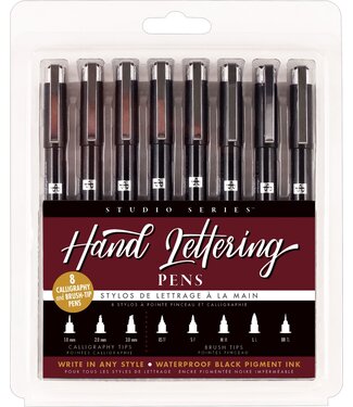 Peter Pauper Press Studio Series Hand Lettering Pens 8 Pack