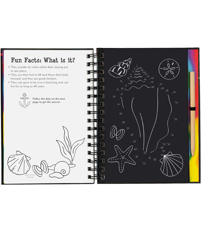 Peter Pauper Press Scratch & Sketch Games and Puzzles Ocean World