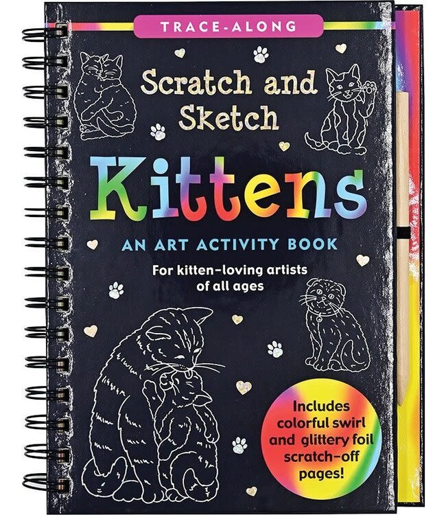 Peter Pauper Press Scratch & Sketch Kittens