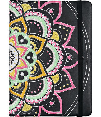 Peter Pauper Press Small Journal Artisan Mandala Embroidery