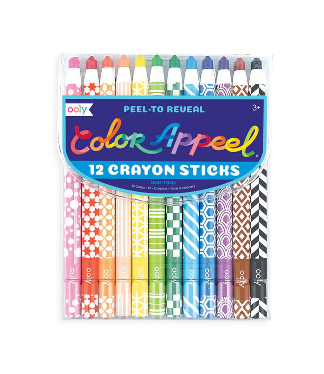 Ooly COLOR APPEEL CRAYONS - SET OF 12