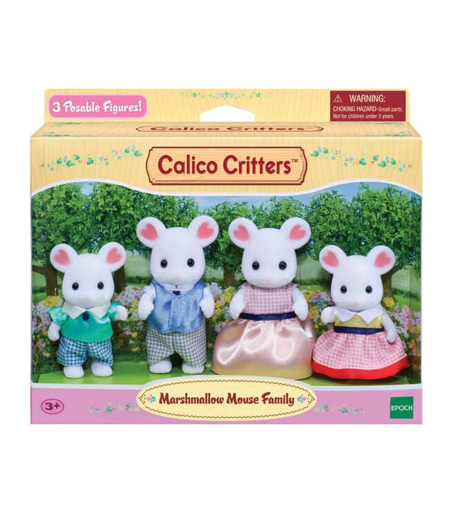 Epoch Calico Critters Marshmallow Mouse Family