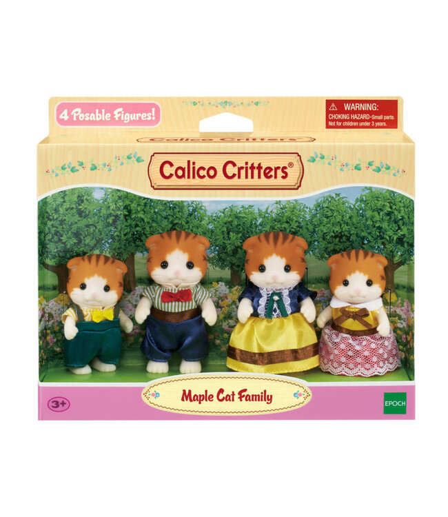Epoch Calico Critters Maple Cat Family