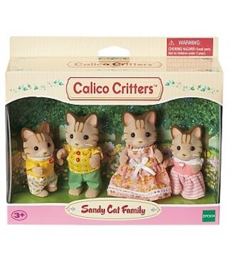 Epoch Calico Critters Sandy Cat Family