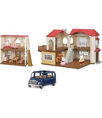 Epoch Calico Critters Red Roof Grand Mansion Gift Set