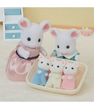 Epoch Calico Critters Marshmallow Mouse Triplets