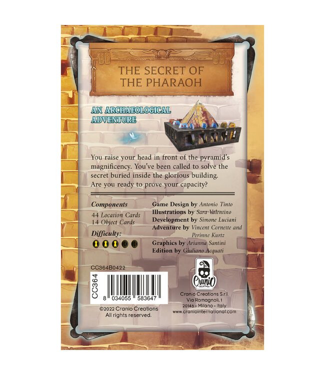 Asmodee Mystery House The Secret Of the Pharoah