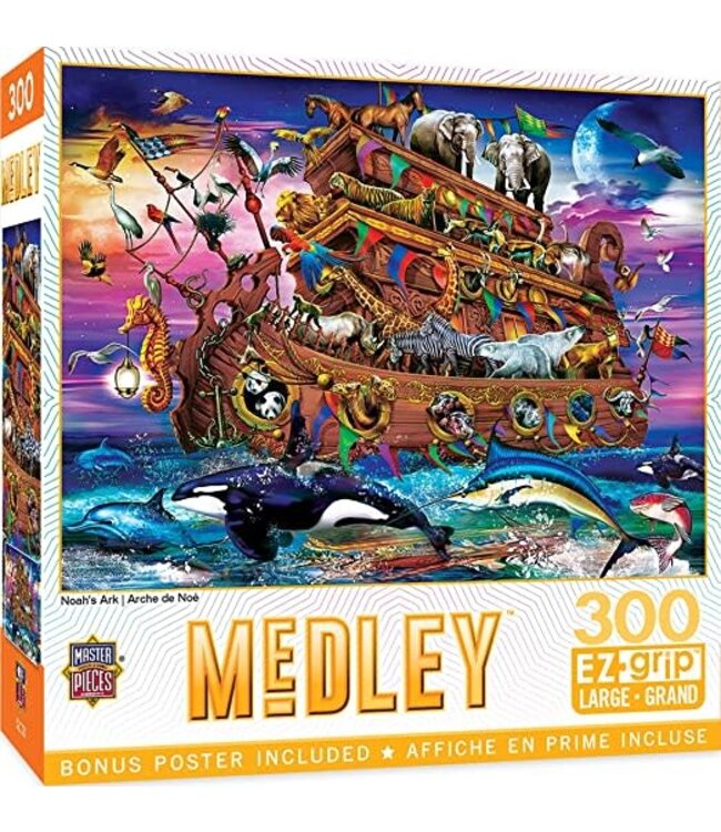 Masterpieces Medley Noahs Ark Ez Grip Puzzle 300pc