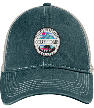 Low Pro Pigment Wash Trucker Gertie Mountain Teal