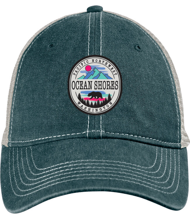 Low Pro Pigment Wash Trucker Gertie Mountain Teal