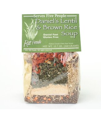 Rills Speciality Daniels Lentil Brown Rice Soup Family Size