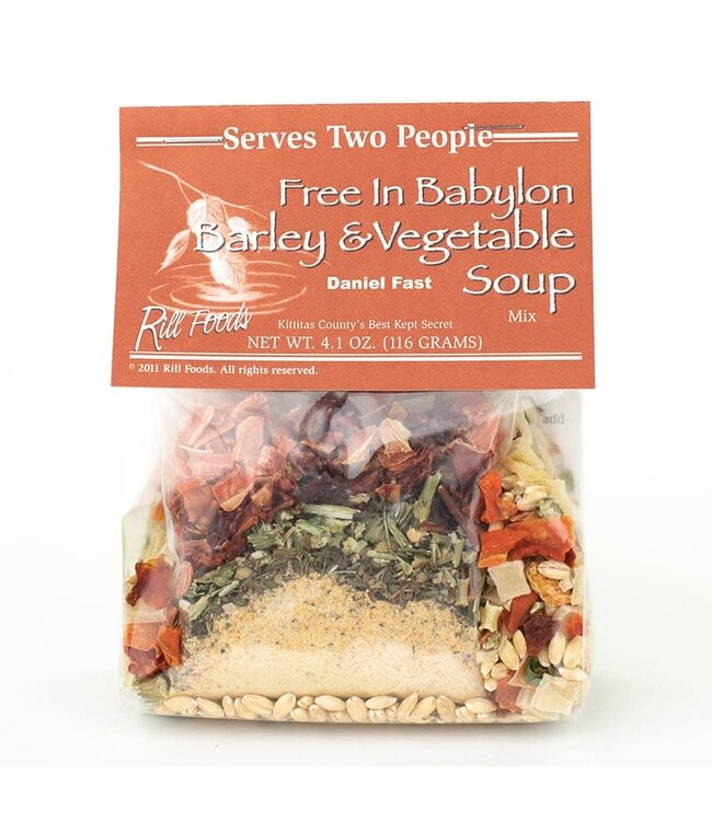 Rills Speciality Free in Babylon Soup Barley & Vegetable Two Person Size