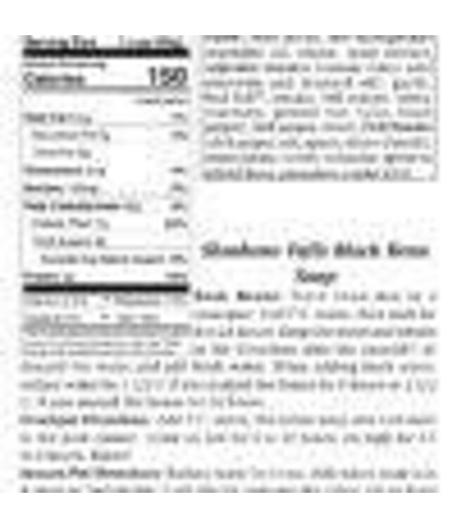 Rills Speciality Shoshone Falls Black Bean Two PersonSize