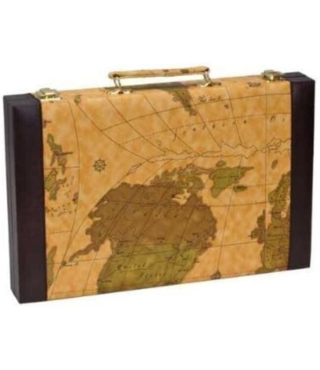 CHH Products 15" Map Backgammon Set