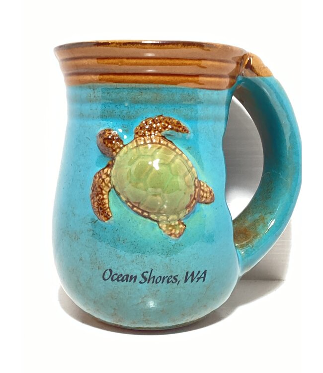 Cape Shore Hand Warmer Mug Summer Sea Turtle