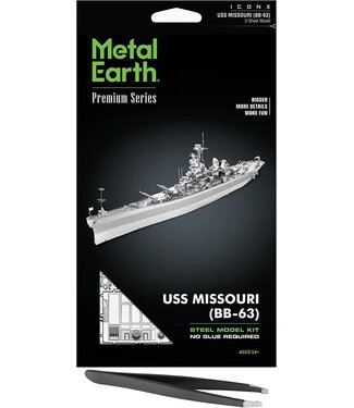 Fascinations INC Premium Series USS Missouri BB-63 Metal Earth