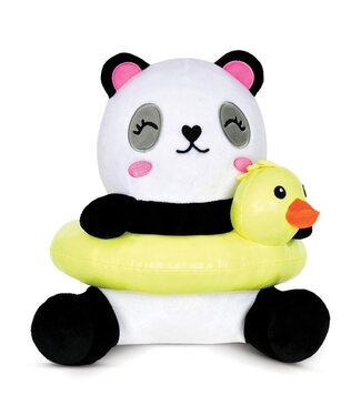 Iscream Panda With Pool Float Fleece Plush