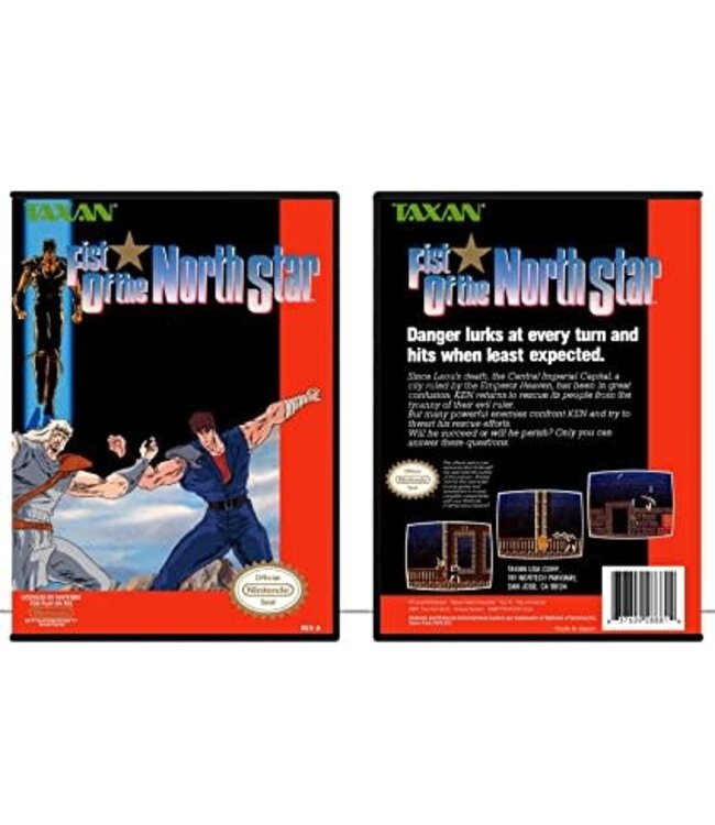 NES Fist Of The North Star NES and Box