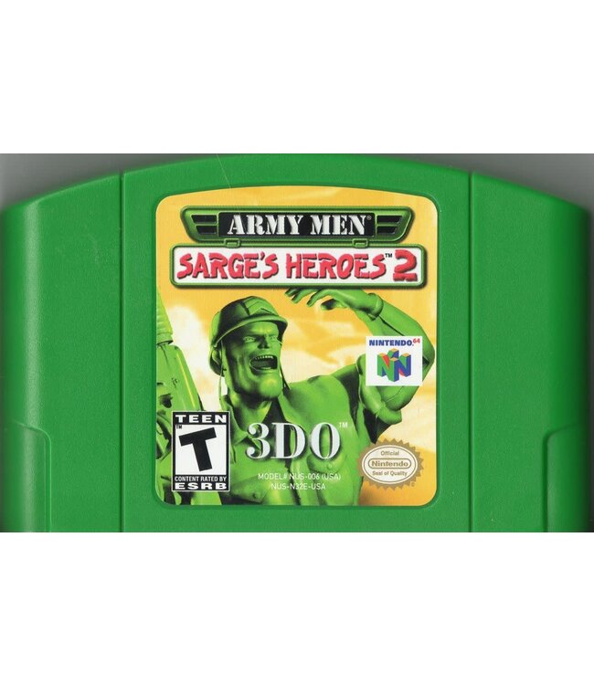 Nintendo 64 Army Men Sarges Heroes 2 N64