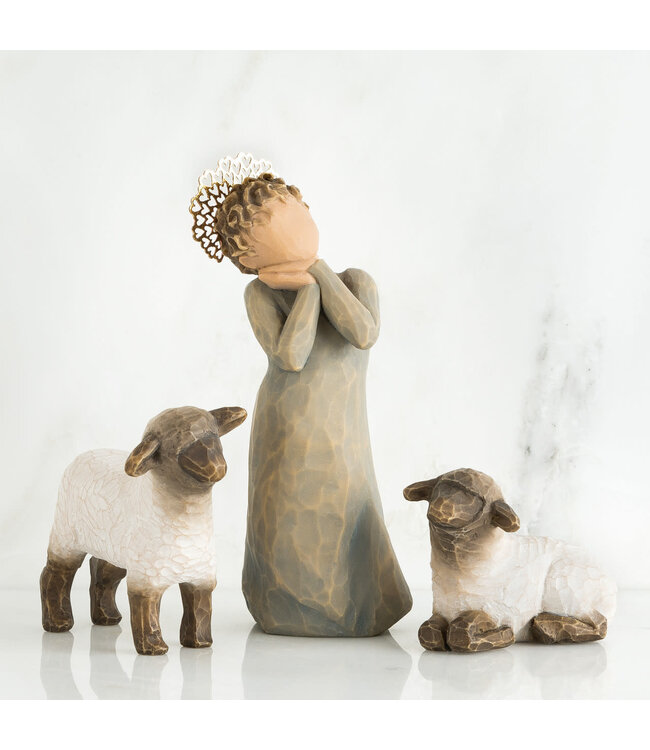 Demdaco Little Shepherdess Nativity Willow Tree