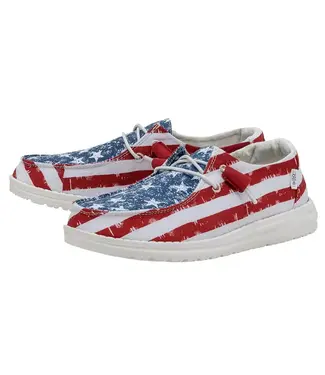 Hey Dude Shoes Wendy Patriotic Star Spangled