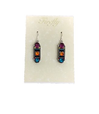 Firefly La Dolce Vita Oval Mosaic Earrings MC 7369-MC