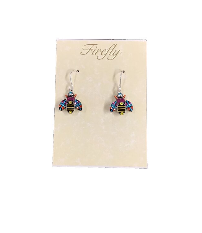 Firefly Queen Bee Earring-Multicolor