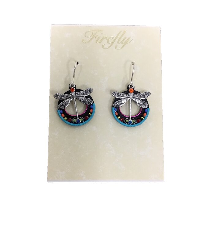 Firefly Dragonfly Hoop Earring 7978-MC