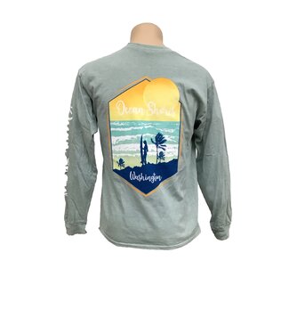 Lone Rock Clothing Long Sleeve Tee Active Wave Surfer